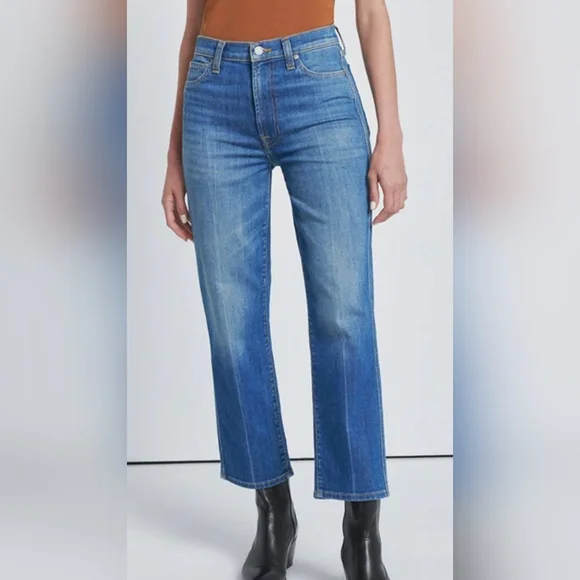 7 for all mankind high waist cropped straight size 29 - Picture 3 of 8